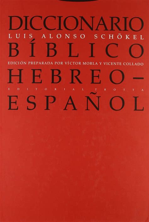 Libro Diccionario Bíblico Hebreo Español Prosa y Política