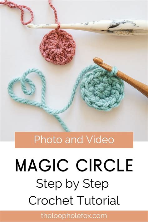 How To Crochet A Magic Circle Magic Ring Step By Step Tutorial