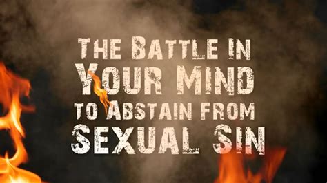 The Battle In Your Mind To Abstain From Sexual Sin Tim Conway Youtube