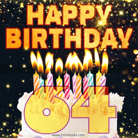 Happy 64th Birthday Animated S