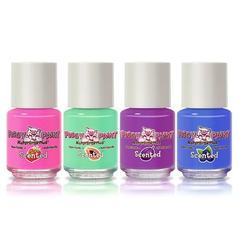 Piggy Paint Scented 100 Non Toxic Girls Nail Polish Safe Chemical
