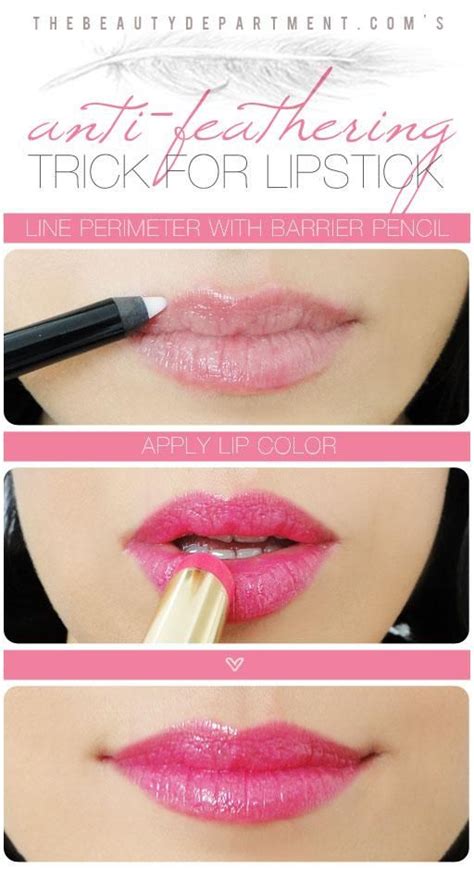 Use A Clear Lip Liner To Keep Color In Place And Prevent Feathering