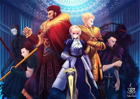 The 7 Servants From Fatezero Assassin Lancer Rider Saber Archer