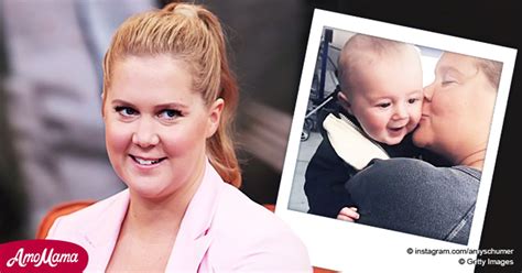 Amy Schumer Of I Feel Pretty Shares Adorable Video Of 5 Month Old Son Getting Kisses From Mom