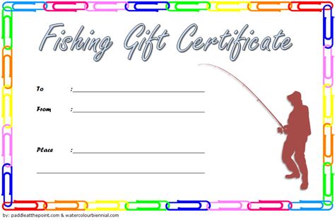 Maybe you want to let your customers know you care about them, so make sure to when you are done editing one of the free gift certificate templates using flipsnack, know that sharing it is essential. Fishing Gift Certificate Editable Templates 7+ LATEST DESIGNS