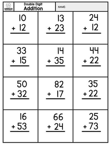 Double digit subtraction with regrouping. Aa Math Addition With Regrouping Worksheets Free Saxon ...