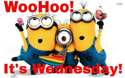 Woohoo Its Wednesday Minions Pinterest
