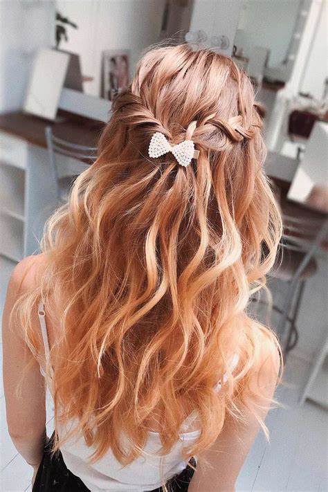 11 trends half up hairstyles for long hair the fshn