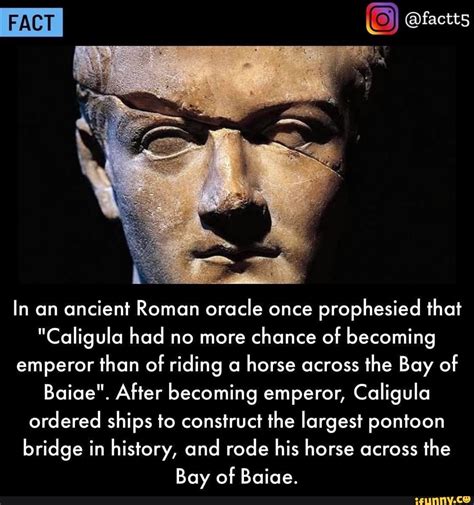 Fact In An Ancient Roman Oracle Once Prophesied That Caligula Had No