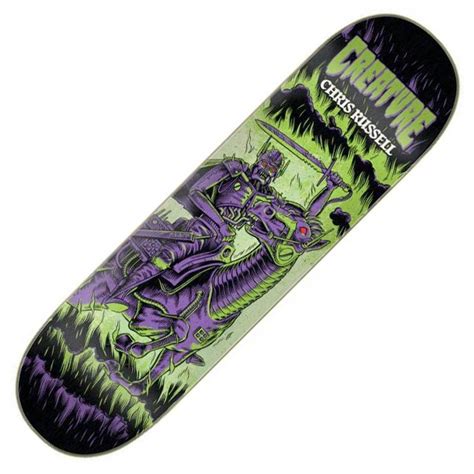 Creature Skateboards Russell Horseman Vx Skateboard Deck 86