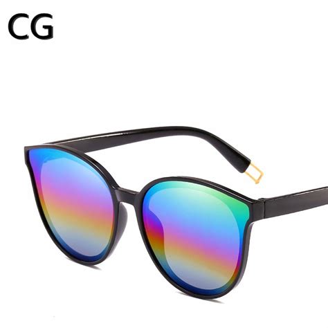 buy women cat eye sunglasses gradient ac lens glasses uv400 protection ladies eyewear at