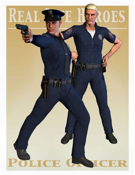 Real World Heroes Police Officer Daz 3d