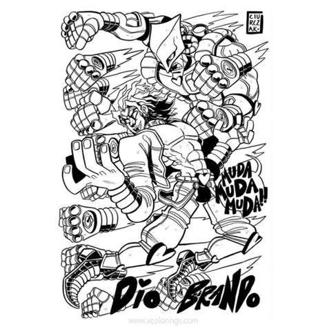 JoJo S Bizarre Adventure Coloring Pages Rohan Kishibe XColorings