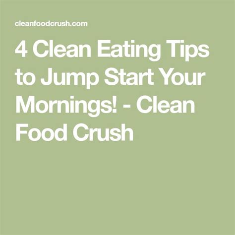 Pin On Getting Started With Clean Eating