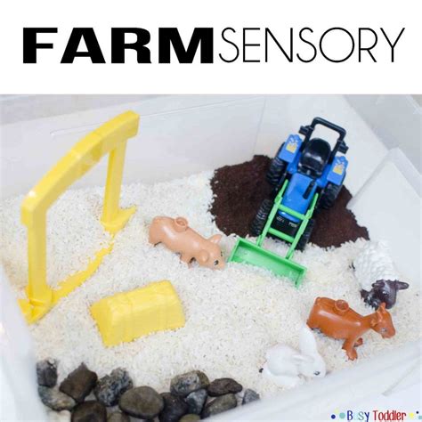 Farm Sensory Small World Play Busy Toddler Sensory Bins Science