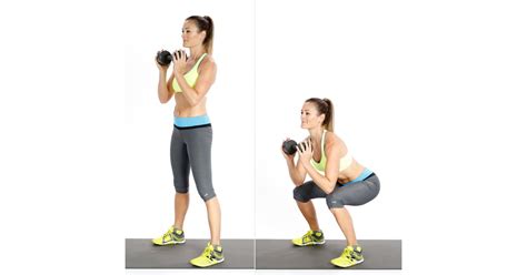 Superset 1 Goblet Squat Beginner Dumbbell Workout For Women