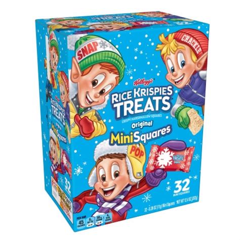 Kellogg S Rice Krispies Treats Original Mini Marshmallow Snack Bars Oz Kroger