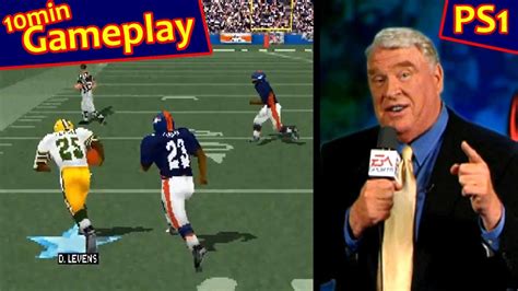 Madden Nfl 99 Ps1 Gameplay Youtube