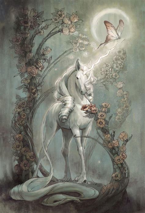 Pin By Lilith Malin On Paint Unicorn Art Fantasy Creatures Mythical