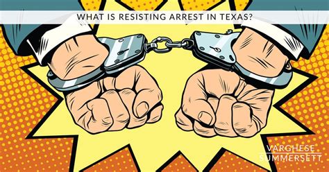 Resisting Arrest In Texas What Is Resisting Arrest Penal Code 3803