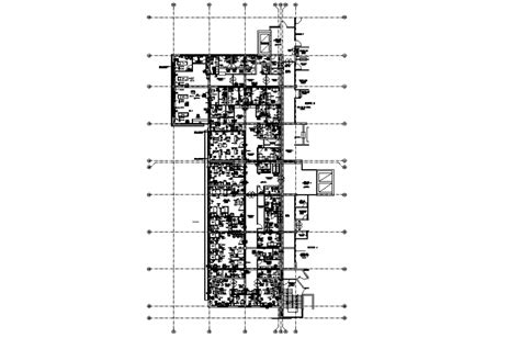 Sector F Fifth Floor Plan Details Of Multi Specialty Hospital Dwg File