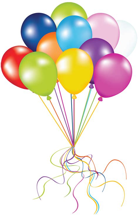 Free Birthday Balloons Transparent Background Download Free Birthday
