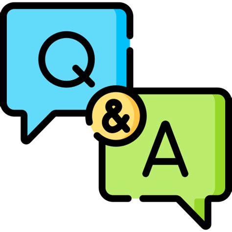 Question And Answer Special Lineal Color Icon