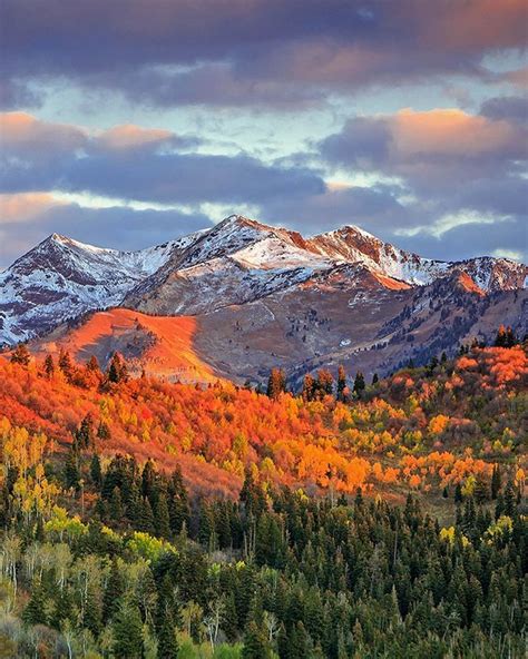 The Wasatch Mountain Range Stretches As Far As 160 Miles Across The