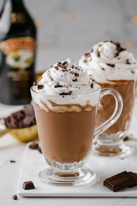 Baileys Hot Chocolate 4 Ingredients Ultra Rich Creamy Texanerin Baking