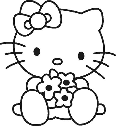 Dibujos De Hello Kitty Para Colorear Imprime Gratis 100 Imágenes