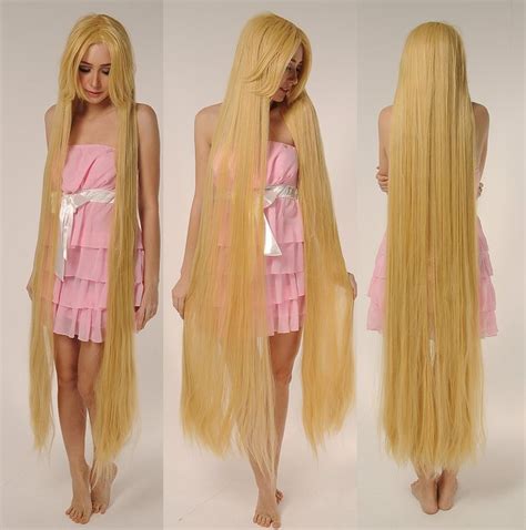 2899us 150cm Long Straight Blonde Cosplay Wigs Free Shipping Can Be Diy Princess Repunzel