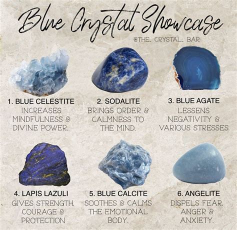 Blue Crystals Crystals And Gemstones Stones And Crystals Bug
