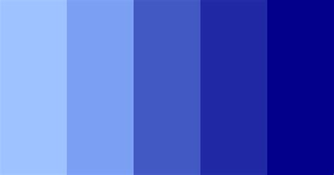 Dark To Light Blue Gradient Color Scheme Blue