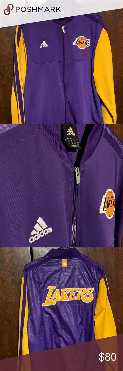 La lakers adidas track jacket used only a couple times bought at. 2016 Authentic Lakers Warm-up Jacket 2016 Authentic Adidas ...