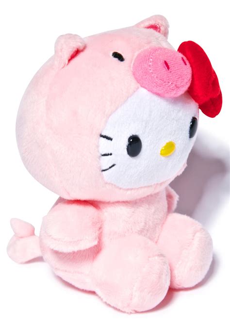 Sanrio Farm Friends Hello Kitty Pig Plush Dolls Kill
