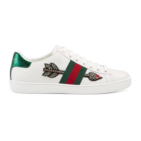 Lyst Gucci Ace Embroidered Low Top Sneaker In White