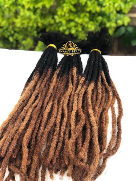 Human Hair Dreadlocks Extensions With Blonde Tips Etsy Blonde Tips Dreadlocks Human Hair