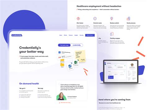 Credentially Website Features Page By Tubik On Dribbble