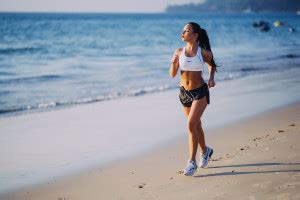Wallpaper Sports Women Sea Jumping Beach Fitness Model Running Person Jogging Human