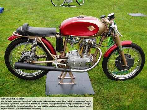 1958 Ducati 175 F3 Motorcycle Culture Ducati Sport Bikes