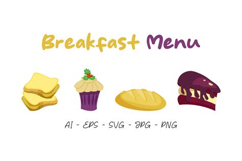 Breakfast Menu Graphic By Bestinputstudio · Creative Fabrica