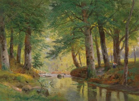 Alois Arnegger Romantic Landscape Painter Tuttart Pittura