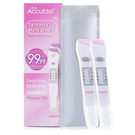 Buy Accufast Pregnancy Test For Early Detection With Week Indicator To
