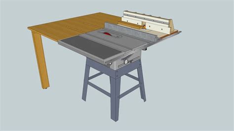 Craftsman Table Saw Outfeed Table 3d Warehouse