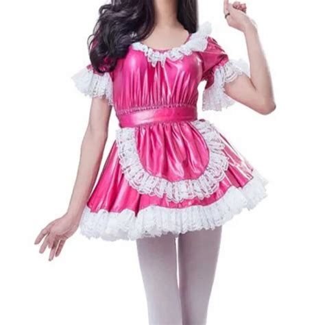French Sissy Maid Lockable Pvc Dress Cosplay Costume Tailor Made And 4312 Picclick