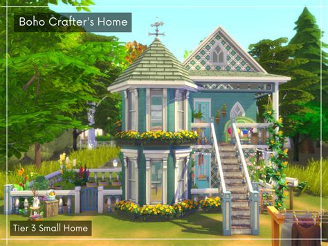 The Sims Resource Boho Crafters House Tier 3 Small Home