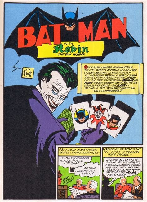 The Great Comic Book Heroes The Jokers First Appearance