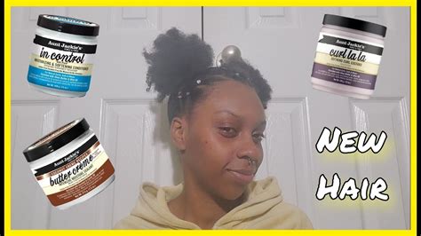AUNT JACKIES PRODUCTS REVIEW NEW WEEK NEW HAIR YouTube