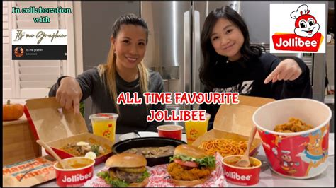 All Time Favourite Jollibee Mukbang Eating Show Filipino Food