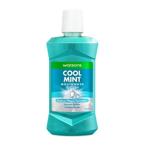 watsons cool mint mouthwash alcohol free 500ml buy1 take1 lazada ph